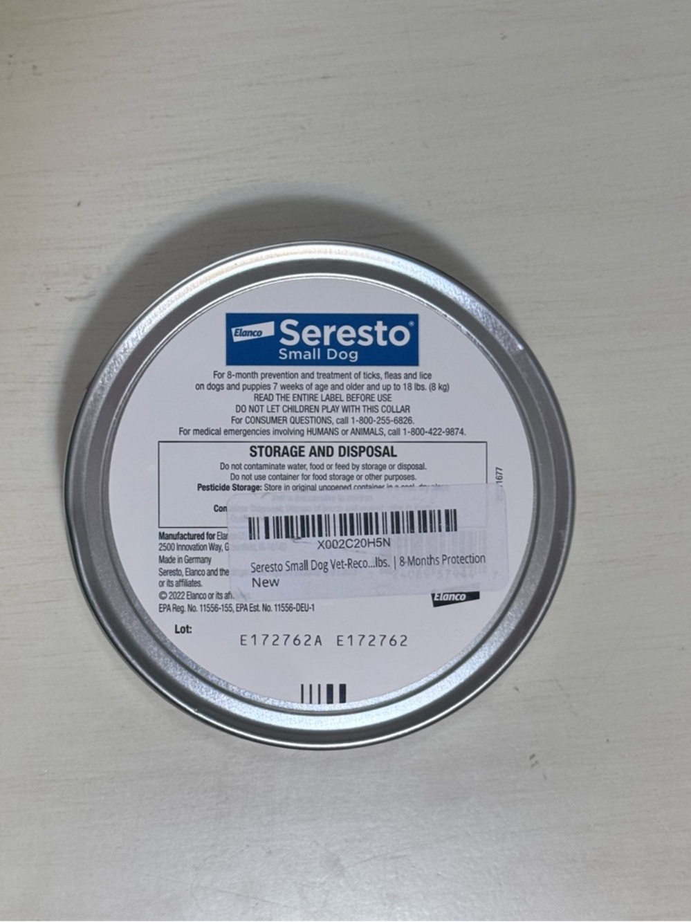 Elanco Seresto Small Dog Collar - Picture 6 of 6